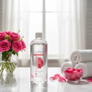 gleaming glow rose water