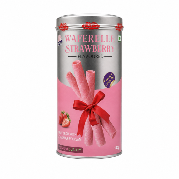 Americano Waferelle Roll Strawberry 140GM - Clarene