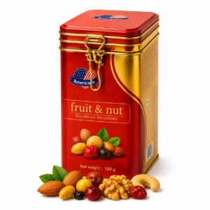 Americano Tin Fruits and Nuts 180GM - Clarene Americano Tin Fruits and Nuts 180GM - Clarene