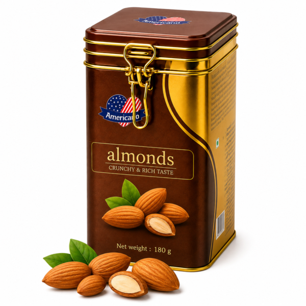 Americano Tin Almonds 180GM - Clarene