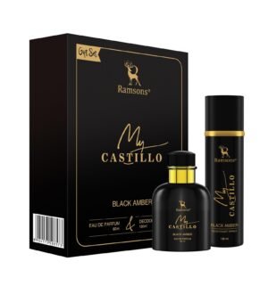 Ramsons My Castillo Black Amber Perfume & Deodorant Gift Set