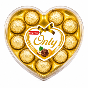 Kaprika T16 Heart Wafer Ball Chocolate 200GM - Clarene
