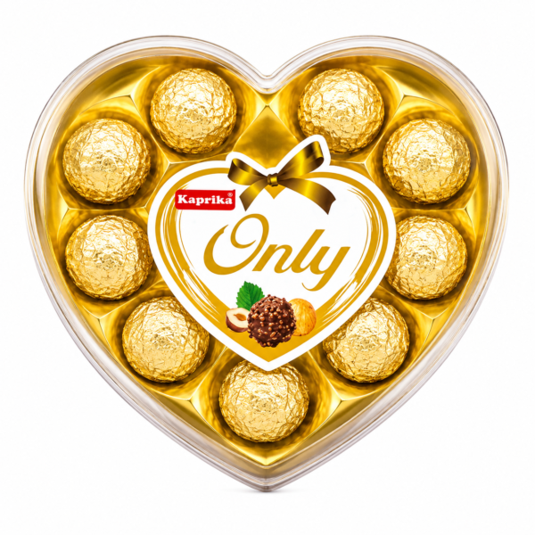 Kaprika T16 Heart Wafer Ball Chocolate 200GM - Clarene