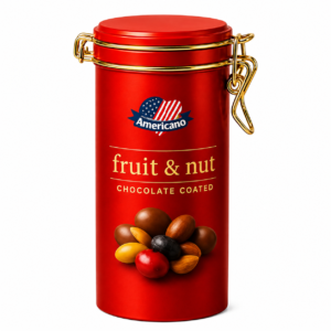 Americano Nuts Tin Fruit and Nuts 90GM - Clarene Americano Nuts Tin Fruit and Nuts 90GM - Clarene