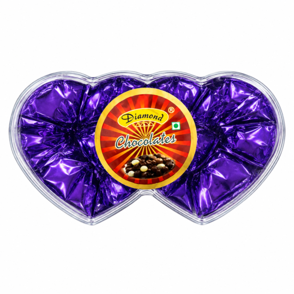 Diamond Choco Double Heart 110GM