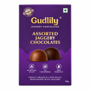 Gudlily Assorted Jaggery Chocolate 100GM - Clarene