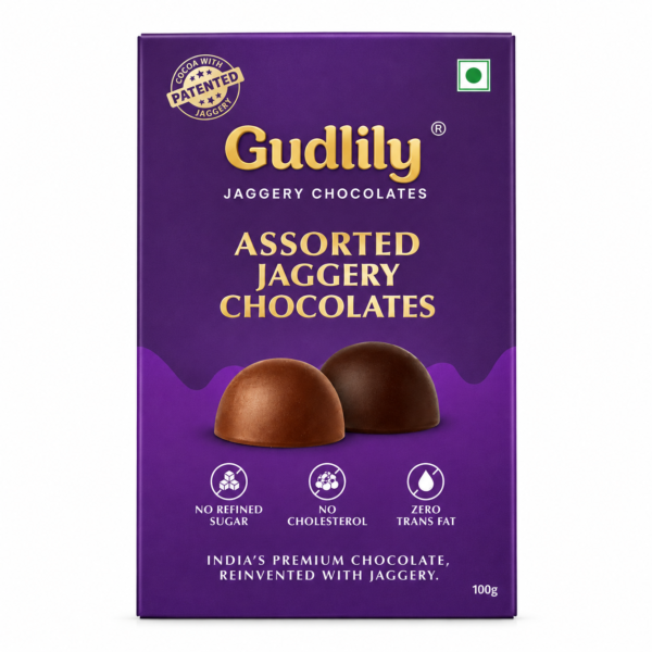 Gudlily Assorted Jaggery Chocolate 100GM - Clarene