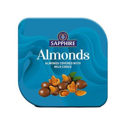 Sapphire Chocolate Coated Nuts Almond 90g - Clarene